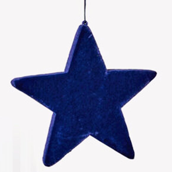 Set of 3 - 7.5" Large Flocked Stars - Picture 4 of 4